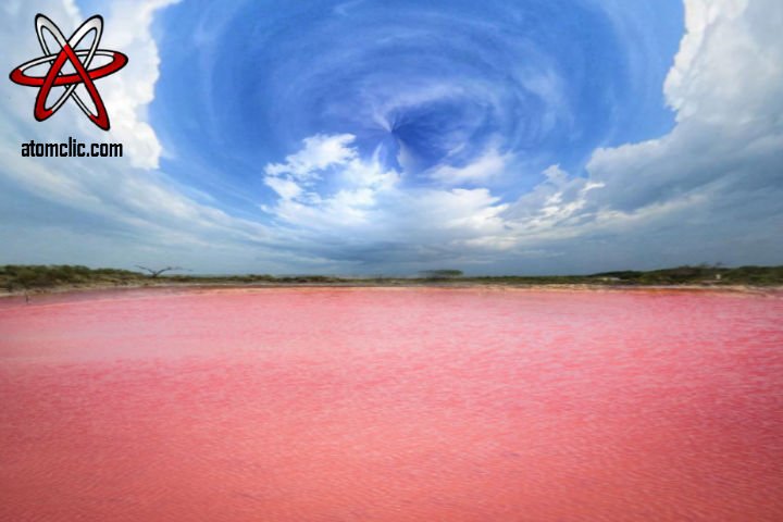 La Laguna de Color Rosa