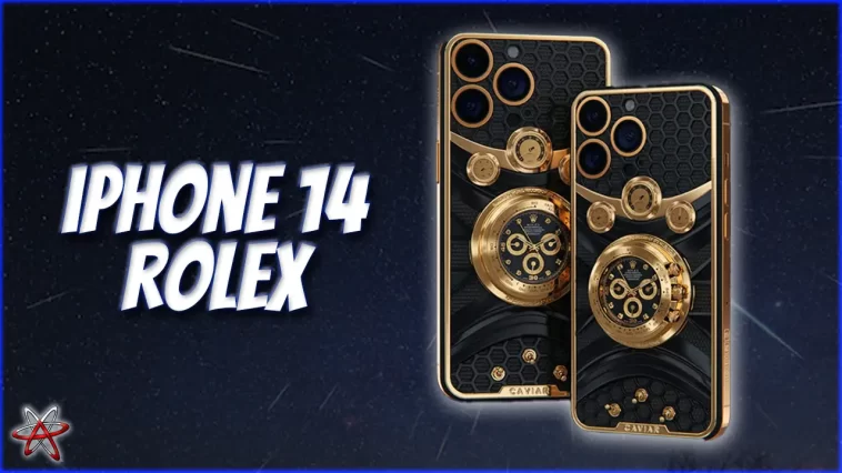 El iPhone 14 exclusivo con un Rolex
