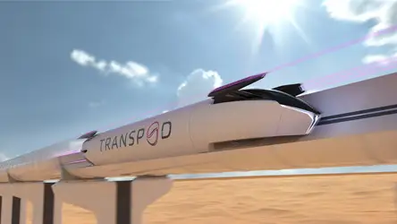 TransPod FluxJet tren electrico alta velocidad 1000km/h