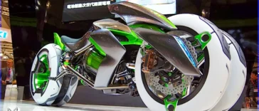 La moto futurista de Kawasaki