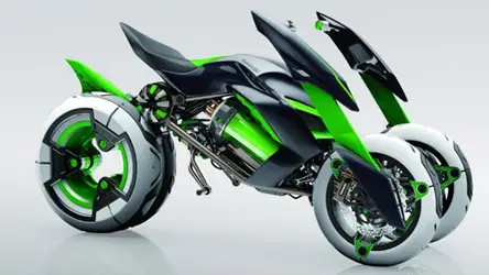 La moto futurista de Kawasaki img