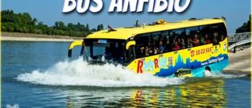El primer Autobús que se desplaza por agua y tierra GTS 1
