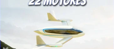 Whisper Jetliner el Avión Eléctrico de 22 Motores