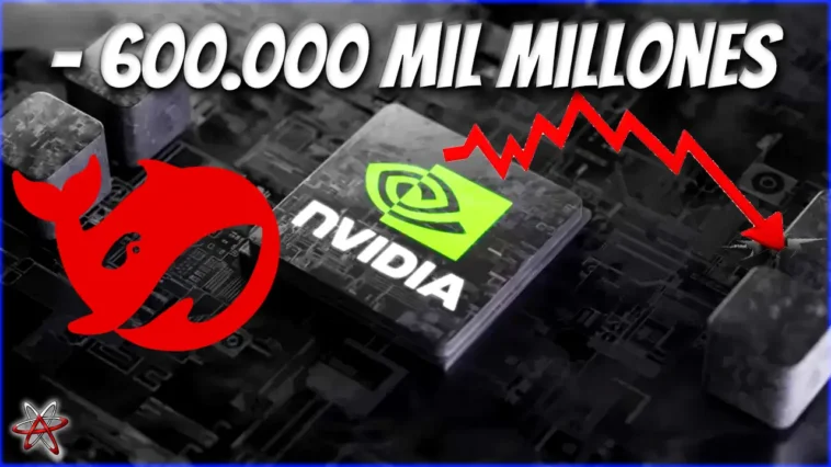 Nvidia pierde millones de dólares por la IA DeepSeek R1